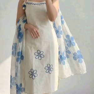 women's cotton kurti set
